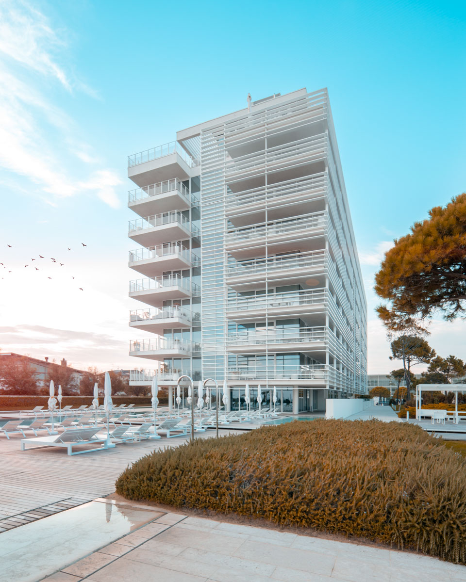 edificio architettura jesolo lido